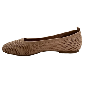 Lucky Brand Daneric Washable Tan Knit Ballet Slip On Flats Size 8